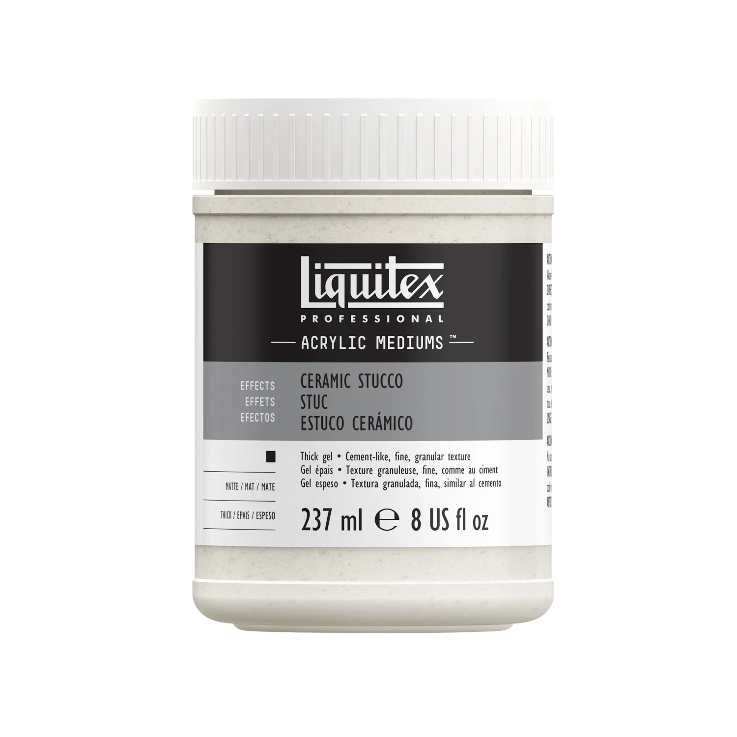Liquitex Professional Ceramic Stucco Texture Gel - 237ml 1 Liquitex Professional Ceramic Stucco Texture Gel - 237ml