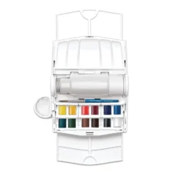 Winsor & Newton Cotman Watercolour Field Travel Set -Painting Tool Shop 094376954371 WN COTMAN FIELD TRAVEL SET OPEN SET 094376954371