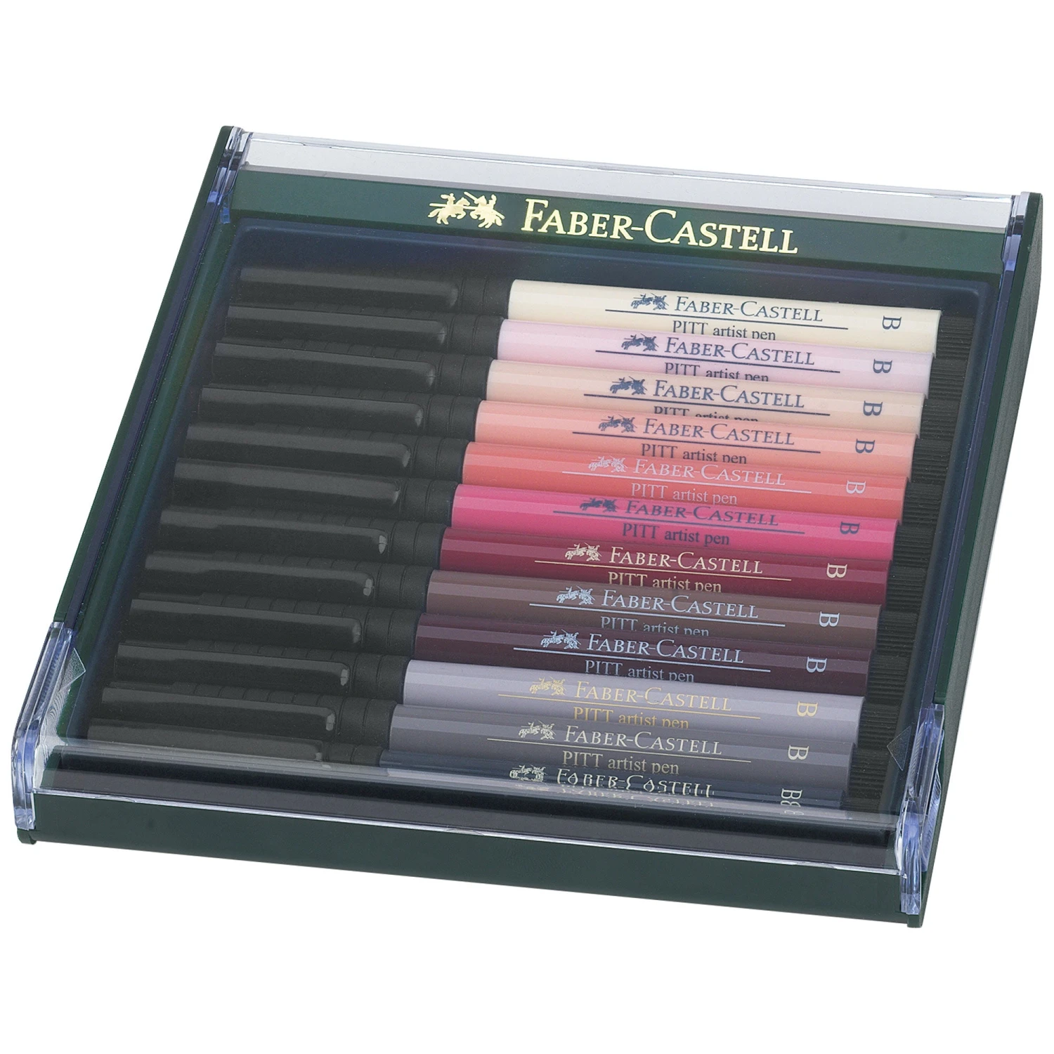 Faber-Castell 12 Pitt Artist Pen Set - Skin Tones 1 Faber-Castell 12 Pitt Artist Pen Set - Skin Tones