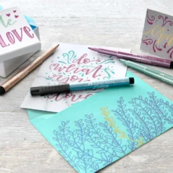 Faber-Castell PITT Artists' Pens - 1.5mm Metallic Bullet Tip Pen -Painting Tool Shop 167360 Pitt Artist Pen Metallic 1.5 India ink pen display High Res 40164