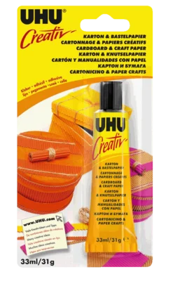 UHU® UHU Creativ' Cardboard & Craft Paper Glue/Adhesive - 33ml/31g