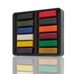 Derwent Inktense XL Blocks Tin Of 12 -Painting Tool Shop 2306162 Derwent Inktense XL Blocks Tin 12 Hero Open