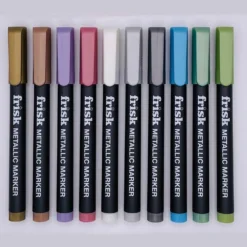 Frisk Metallic Markers Set Of 10 - 2mm -Painting Tool Shop 290815110 Marker pens