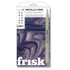 Frisk Metallic Pen Set Of 10 - 1mm