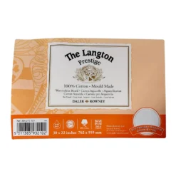 Daler-Rowney Langton Prestige Watercolour Board - 30"x22" (76x56cm) - Pack Of 5 -Painting Tool Shop 304275320