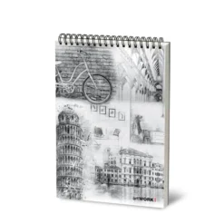 Stifflex ArtWork Sketch Pad 120gsm Spiral Bound 24x33cm 80 Sheets Smooth Surface