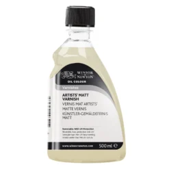 Winsor & Newton Professional Artists' Varnish -Painting Tool Shop 884955014103 W N OIL MEDIUM 500ML ARTISTS MATT VARNISH