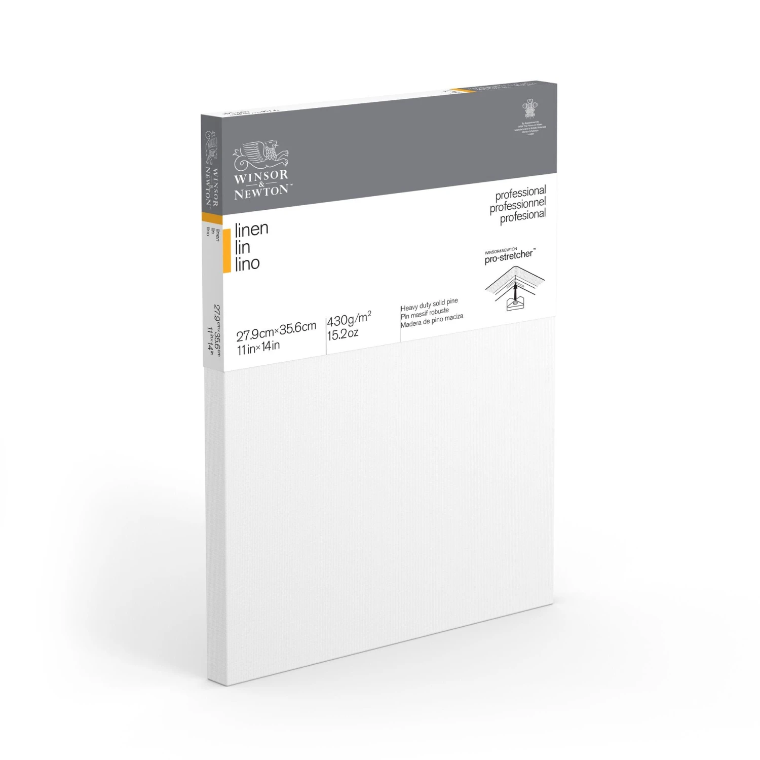 Winsor & Newton PROFESSIONAL LINEN Canvases - Boxes Of 5 1 Winsor & Newton PROFESSIONAL LINEN Canvases - Boxes Of 5