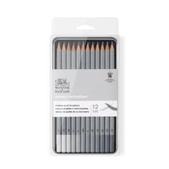 Winsor & Newton Studio Collection Medium Graphite Pencil X12
