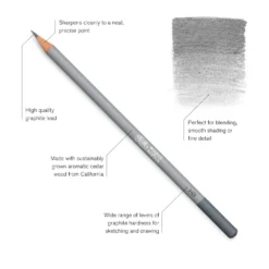Winsor & Newton Studio Collection Medium Graphite Pencil X12 -Painting Tool Shop 884955064870 W NSTUDIOCOLLECTIONPENCILGRAPHITEX6 PENCILUSPS 884955064832