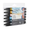 Winsor & Newton Promarker Watercolour Set Of 6 - Skyscape Tones
