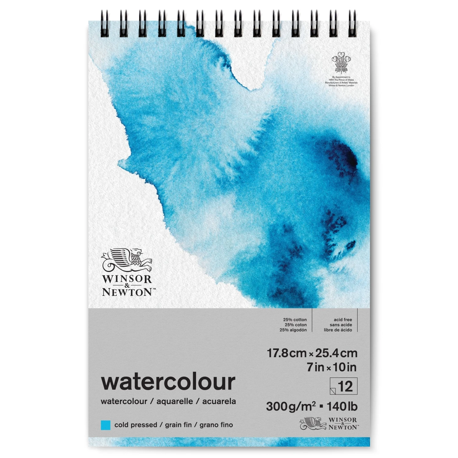 Winsor & Newton Watercolour Spiral Bound Pads - 140lb/300gsm