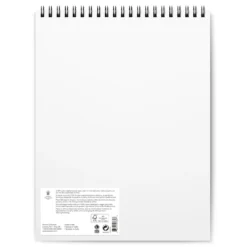 Winsor & Newton Watercolour Spiral Bound Pads - 140lb/300gsm -Painting Tool Shop 884955076538 WNWATERCOLOURPADWIRE OCOLD30028X36884955076538 BACK HighResolution