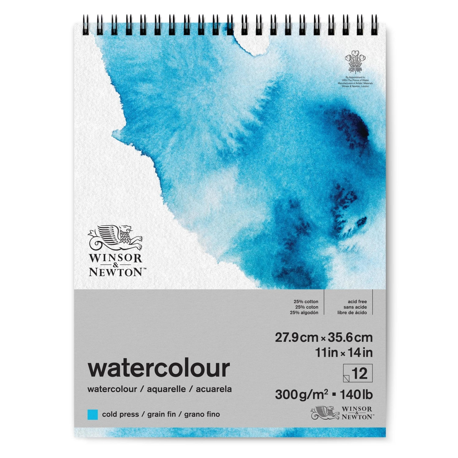 Winsor & Newton Watercolour Spiral Bound Pads - 140lb/300gsm - Image 4