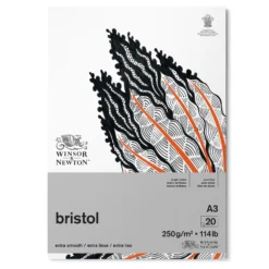 Winsor & Newton Bristol Board - 250gsm -Painting Tool Shop 884955077009 WN BRISTOL PAD 250 A3 884955077009 FRONT