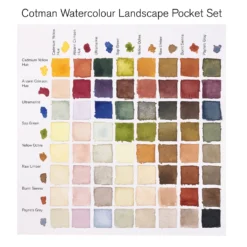 Winsor & Newton Cotman Watercolour LANDSCAPE Pocket Set -Painting Tool Shop 884955081143 W NCOTMANWATERCOLOUR8HPLANDSCAPEPOCKETSET TINTSGUIDE3 .TIF e9bbd6fc 9793 4b41 9120 eec461152365