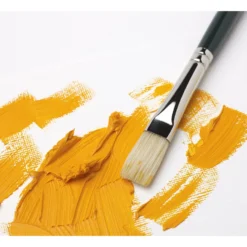 Winsor & Newton Winton Long Handled Hog Brush - Long Flat -Painting Tool Shop 92998