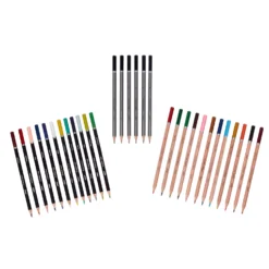 Derwent Academy Wooden Box Set Of Coloured Pencils -Painting Tool Shop Academy Wooden Pencils 5