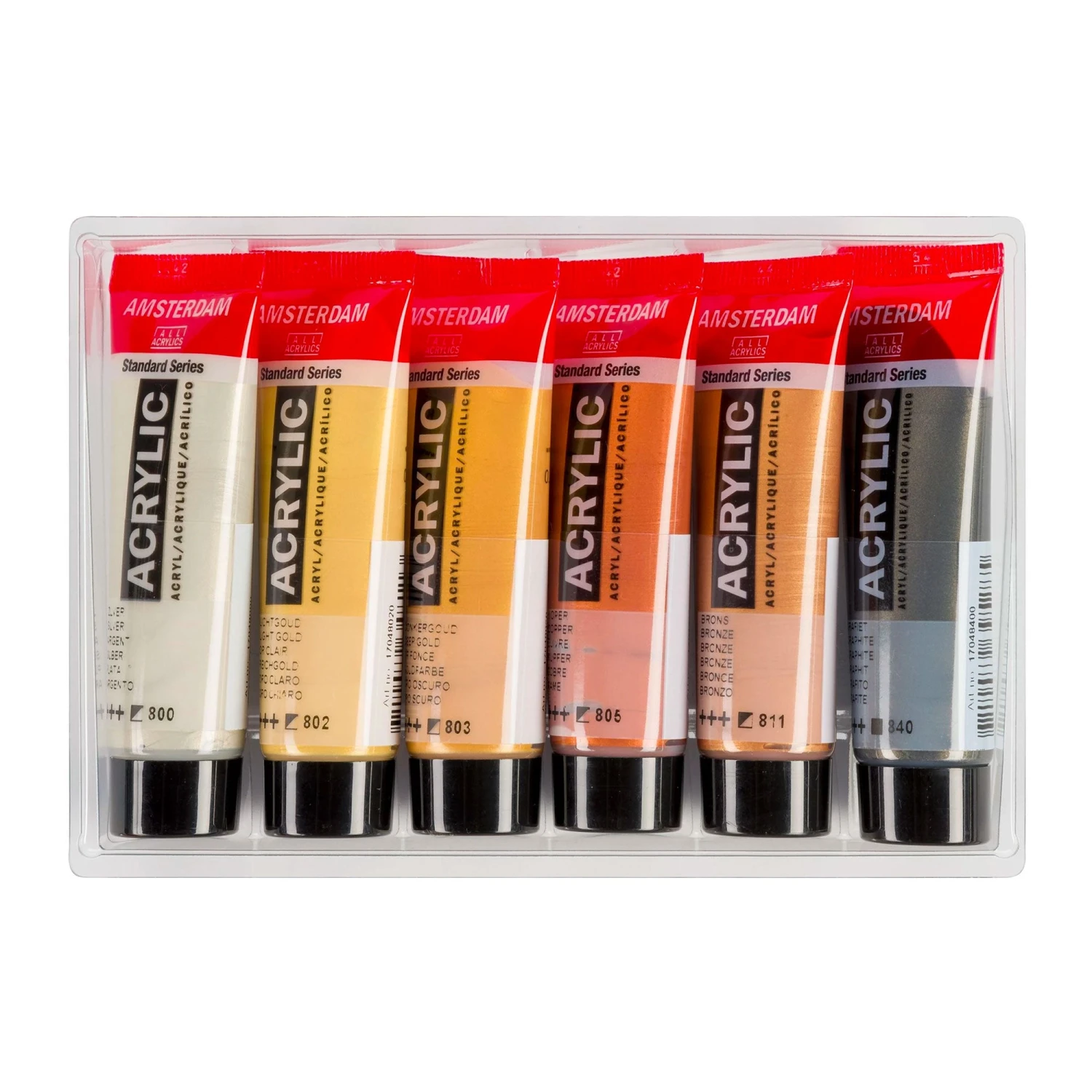 Amsterdam Acrylic Paint Metallic Set 6 X 20ml 3 Amsterdam Acrylic Paint Metallic Set 6 X 20ml - Image 3