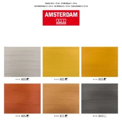 Amsterdam Acrylic Paint Metallic Set 6 X 20ml 8 Amsterdam Acrylic Paint Metallic Set 6 X 20ml -Painting Tool Shop Amsterdam Metallic4