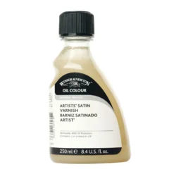 Winsor & Newton Professional Artists' Varnish -Painting Tool Shop Artists Satin Varnish 250ml