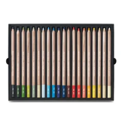 Caran D'Ache Box Of 40 Colours DRY PASTEL PENCILS -Painting Tool Shop Caran d ache pastel pencils 40 2
