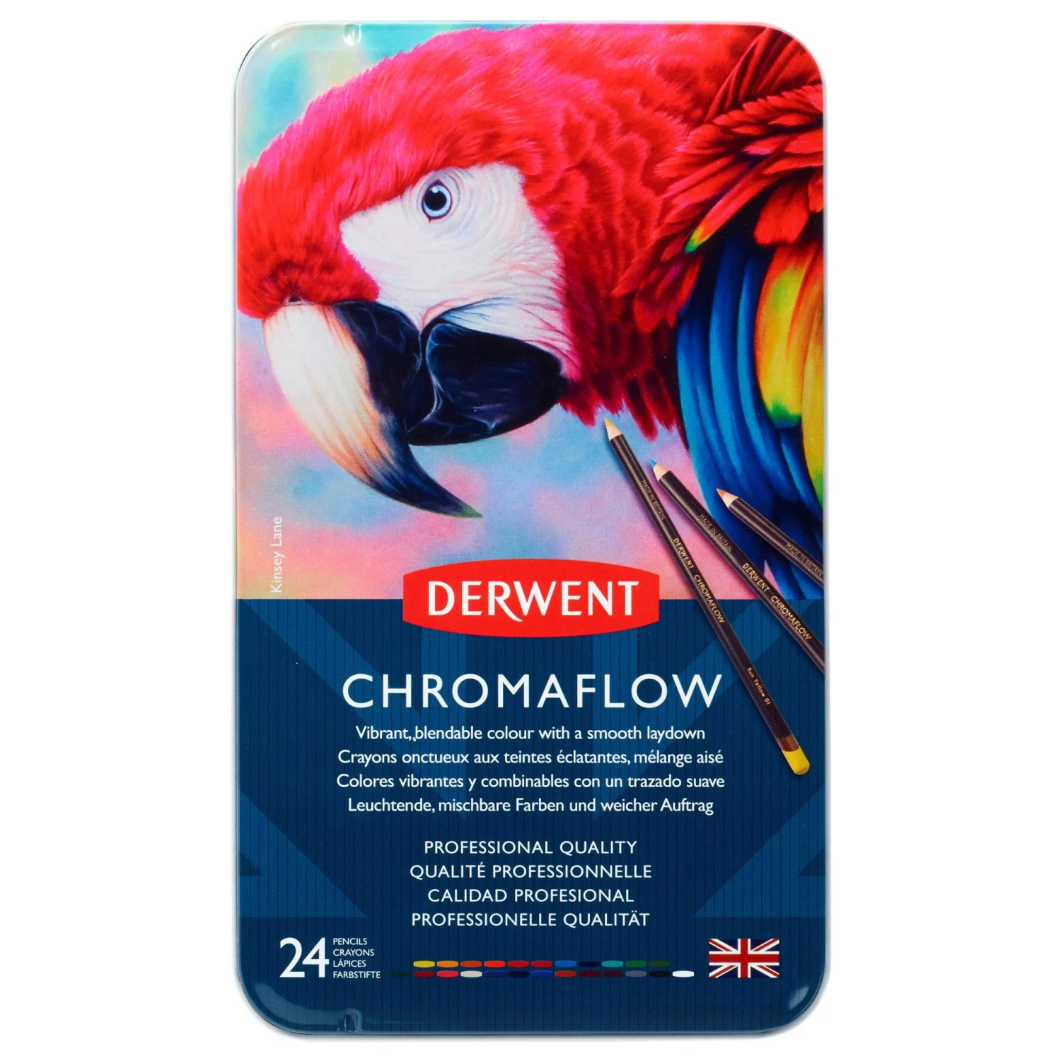Derwent Chromaflow Pencils - Set Of 24 - FREE Set Of 2 Blender Pens 1 Derwent Chromaflow Pencils - Set Of 24 - FREE Set Of 2 Blender Pens