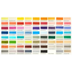 Derwent Chromaflow Pencils - Set Of 72 - FREE Set Of 2 Blender Pens -Painting Tool Shop Chromaflow Set 72 Swatches