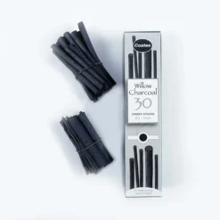 Coates Willow Charcoal 30 Assorted Short Sticks (3- 12mm)
