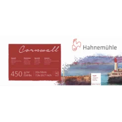 Hahnemühle Cornwall Panorama Block - 450gsm - Cold Pressed - 10 Sheets - 20x50cm