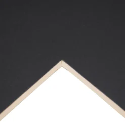 Daler-Rowney Studland Mount Board - Cream Core - A1 - Packs Of 10 -Painting Tool Shop Cream Core Poster Black