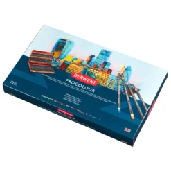 Derwent Procolour Wooden Box Of 72 -Painting Tool Shop Derwent procolour wooden box 72 3
