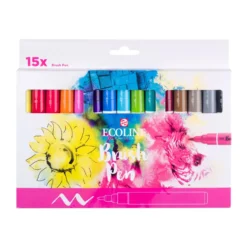 Royal Talens Ecoline Brush Pen Set Of 15 Colours 7 Royal Talens Ecoline Brush Pen Set Of 15 Colours -Painting Tool Shop Ecoline brush set 15