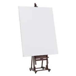 MEEDEN Extra Large Heavy Duty H Frame Artists Easel - Walnut Finish -Painting Tool Shop Extra Large Heavy Duty Artist Easel