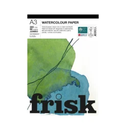 Frisk Watercolour JUMBO Pad Cold Pressed/ NOT - 300gsm - 50 Sheets -Painting Tool Shop Frisk Watercolour A3