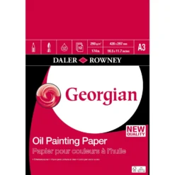 Daler-Rowney Georgian Oil Painting Pad -Painting Tool Shop Georgian Oil Pad A3