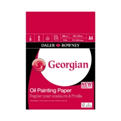 Daler-Rowney Georgian Oil Painting Pad -Painting Tool Shop Georgian Oil Pad A4