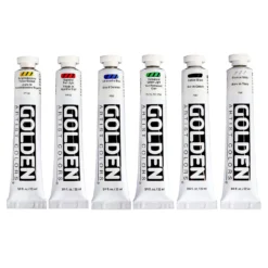 Golden Heavy Body Artist Acrylics Intro Set 6 X 22ml -Painting Tool Shop Golden intro set