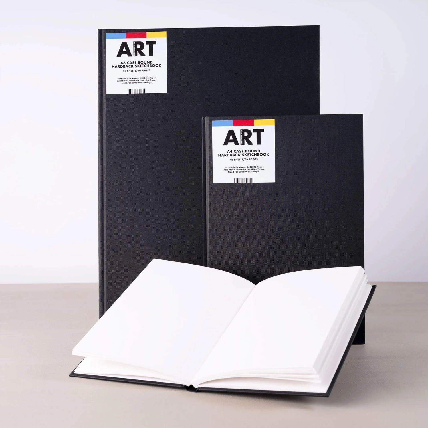 ARTdiscount Case-Bound Hardback Sketchbook - 140gsm 2 ARTdiscount Case-Bound Hardback Sketchbook - 140gsm - Image 2