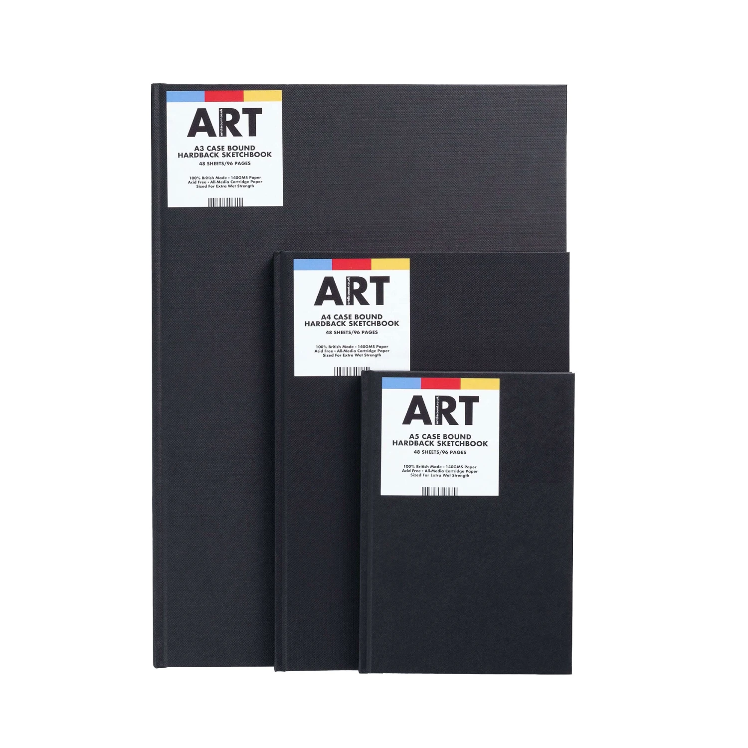 ARTdiscount Case-Bound Hardback Sketchbook - 140gsm 1 ARTdiscount Case-Bound Hardback Sketchbook - 140gsm
