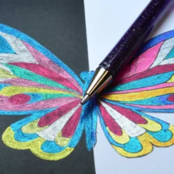 Pentel Hybrid Dual Metallic Gel Rollerball - Mixed Colours (Pack Of 8) -Painting Tool Shop Hybrid Dual Metallic Gel Pen Set 2