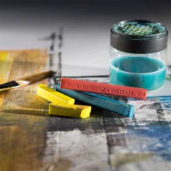 Derwent Inktense Watercolour Ink Blocks - Tin Of 12 -Painting Tool Shop Inktense Block Mood 2