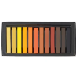 Inscribe Soft Earthtone Pastels - Set Of 12 Square Pastels -Painting Tool Shop Inscribe Soft Earthtone Pastels 12 3