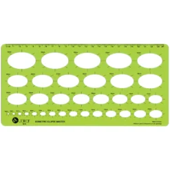 Jakar Isometric Ellipse Master Template