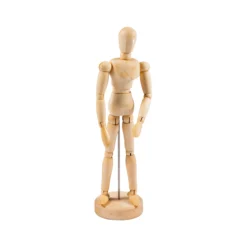 Jakar Wooden Artist Male Manikin With Stand - 8 Inches -Painting Tool Shop Jakar Wooden manikin 3
