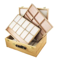 Langsett Wooden Pastel Box -Painting Tool Shop Langset Wooden Pastel Box 3