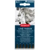 Derwent Line Maker - Set Of 6 Black
