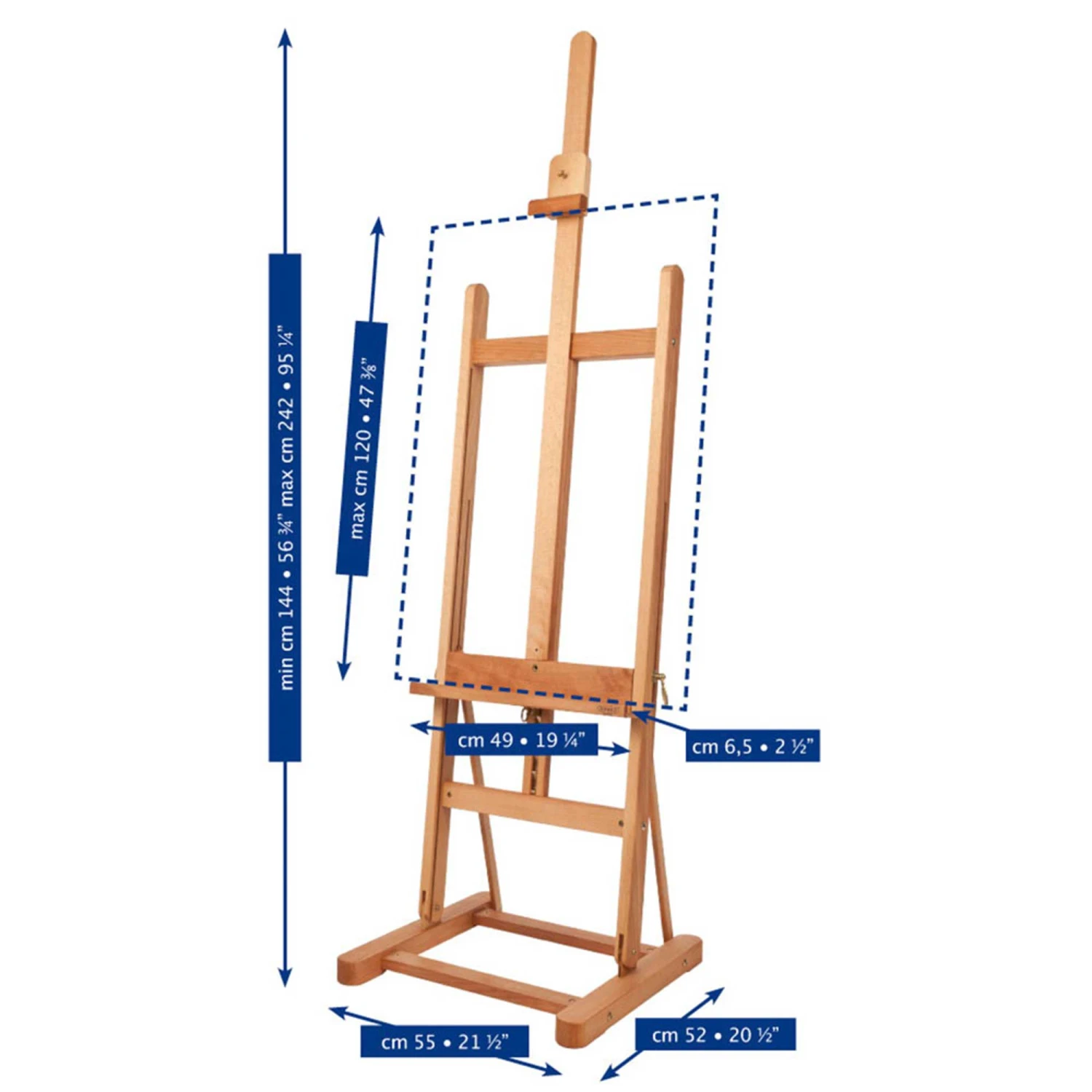 Mabef M10 Studio Easel 2 Mabef M10 Studio Easel - Image 2