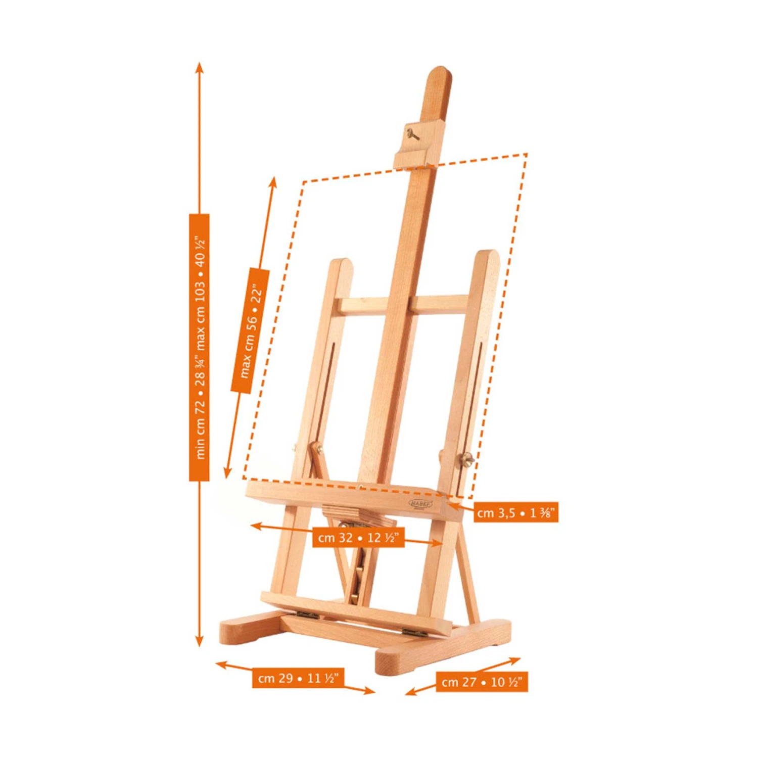 Mabef M17 Table Easel 2 Mabef M17 Table Easel - Image 2