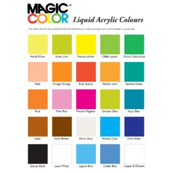 MAGIC COLOR Liquid Acrylic Colours 28ml Jars 5 MAGIC COLOR Liquid Acrylic Colours 28ml Jars -Painting Tool Shop MC Liquid Acrylic 28ml Jars 3